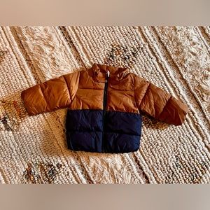 Color block puffer jacket- size 6months